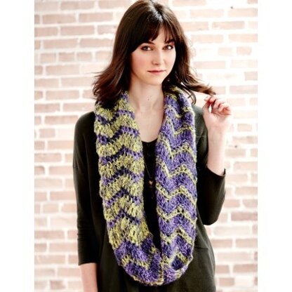 Yin Yang Double Cowl in Patons Misty