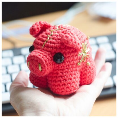 Candy Piggy - Chinese year of the pig version - Lunar New Year - Amigurumi