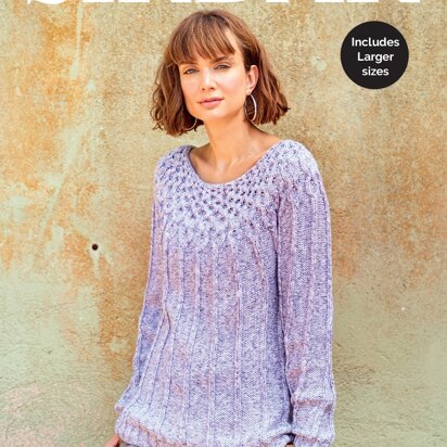 Sweater in Sirdar No.1 Aran Stonewash - 8274 - Downloadable PDF