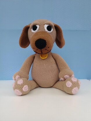 Crochet Amigurumi Toy Dog Pattern - Buddy the Dog