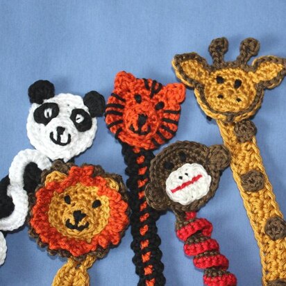 Zoo Animals Soother Pacifier Clip Patterns