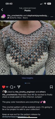 Chevron sweater