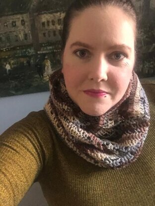 Easy Autumn Crochet Cowl