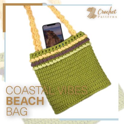 Coastal Vibes Beach Bag