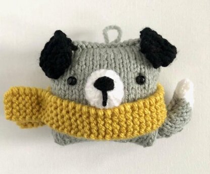 Puppy Christmas Ornament Knit Pattern