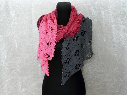 Crochet scarf Peara