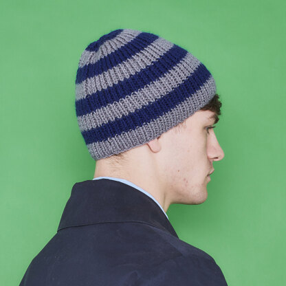 Easy Beanie Hat - Free Knitting Pattern in Paintbox Yarns Simply Aran