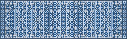 Best Wishes shawl (overlay mosaic crochet)