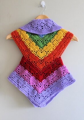 Rainbow Heart Vest