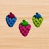 Amigurumi grape hair clip pattern
