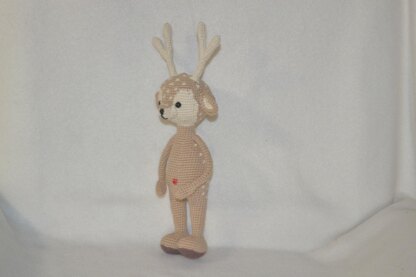 Bambi deer amigurumi doll