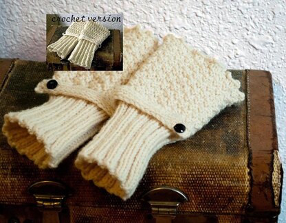Romantic Fingerless Gloves (knit version)