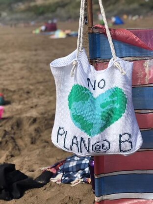 No Plan(et) B Beach Bag