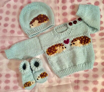 Hedgehog Sweater Set