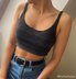 SUNRISE Tank Top 1.0 || knit tank top, basic, wide neckline.