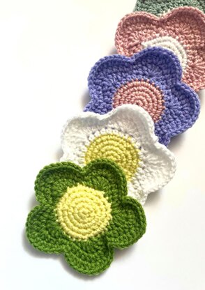Retro Flower Coasters