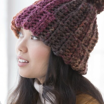 Pennington Hat in Lion Brand Mandala Thick & Quick - L80171 - Downloadable PDF