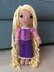 Rapunzel amigurumi doll