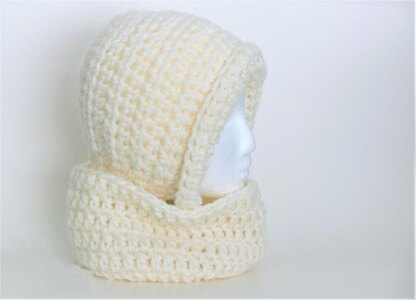 Easy Women's Bonnet and Cowl