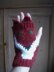 Fox Face DK fingerless gloves/mitts