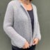 Strickanleitung Strickjacke Mohair-Strickjacke in Halbpatent, Cardigan