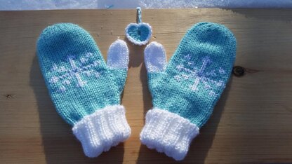 Frozen Snow Queen Mittens