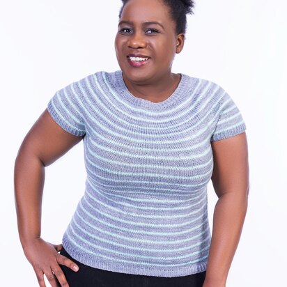 Minty Tee - knitting pattern