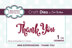 Creative Expressions Craft Dies By Sue Wilson - Mini Expressions-Thank You