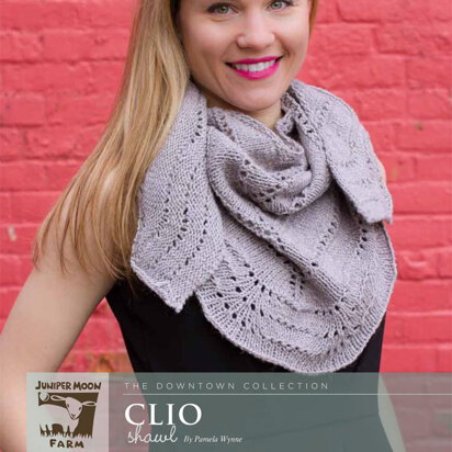 Clio Shawl in Juniper Moon Sabine - Downloadable PDF