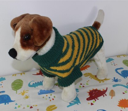 Dog Swirl Stripe Sweater Circular