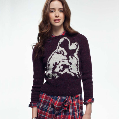 The Howlette Sweater in Rowan Tweed