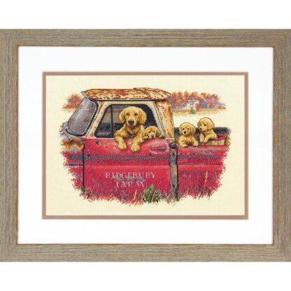 Dimensions Golden Ride Counted Cross Stitch Kit - 14in x 10in