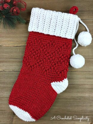 Argyle Christmas Stocking