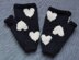 Hearts fingerless mitts