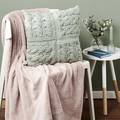 Patchwork Braid Cushion