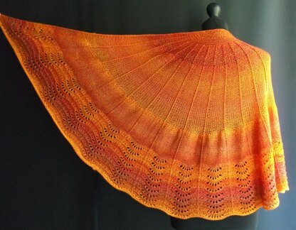 Cascade shawl 22