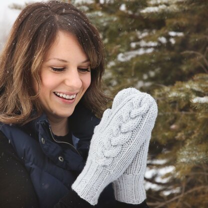 Cozy Cable Knit Mittens