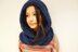 Hooded Ribbed Infinity Scarf