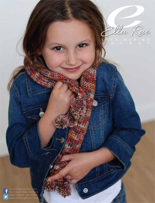 Bobble Scarf in Ella Rae Lace Merino Chunky - ER13-02 - Downloadable PDF