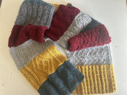 Autumn Cable Scarf