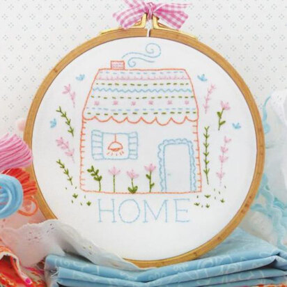 Tamar Home Sweet Home Embroidery Kit - 6in