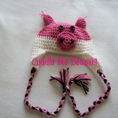 Piggy Ear Flap Beanie