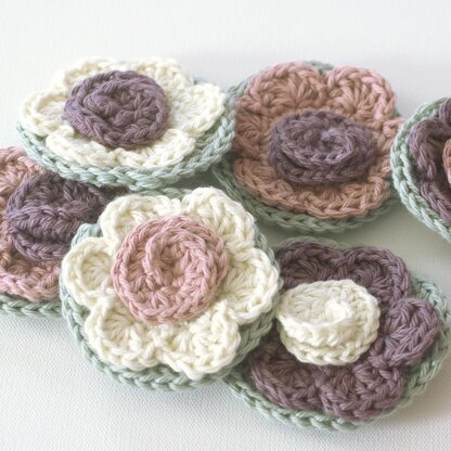 Flower Face Scrubbies