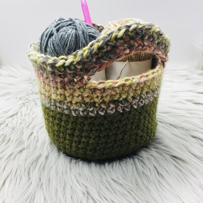 Yarn kit basket