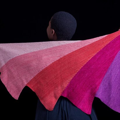 Colour Block Shawl