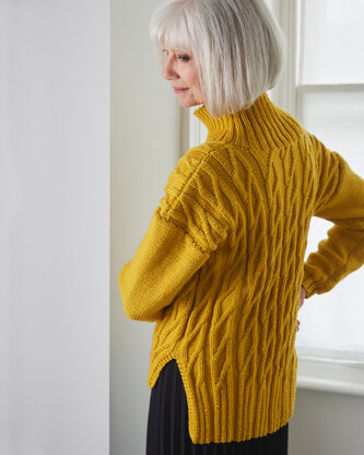 Rosita Sweater - Knitting Pattern For Women in MillaMia Naturally Soft Aran