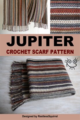 Jupiter crochet scarf