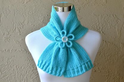 Paragon Scarf (Keyhole / Ascot / Pull-Through / Vintage / Stay On Scarf Knitting Pattern)