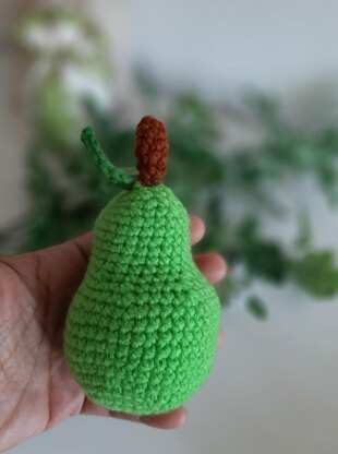 10 crochet fruits set