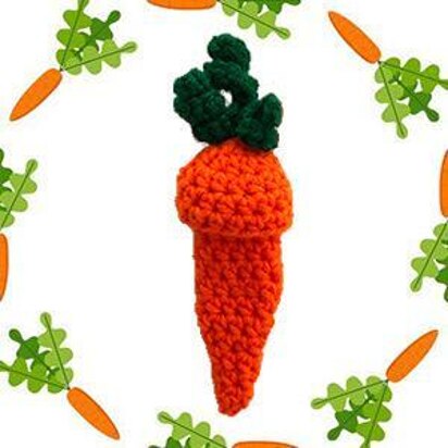 Crochet Carrot Holder/Pouch/Bag/Necklace for Lighter/Chapstick